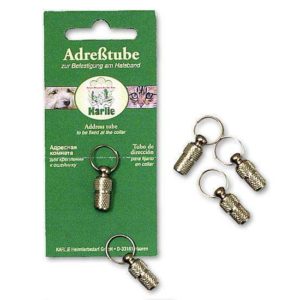 Karlie Adresstube - Silberfarben, Klein